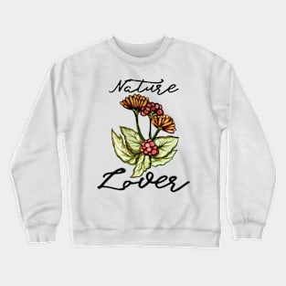 Nature Lover Wildflowers Crewneck Sweatshirt